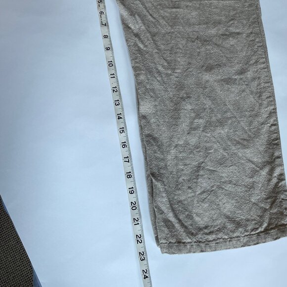 Eileen Fisher flax linen pant size M - Picture 2 of 8